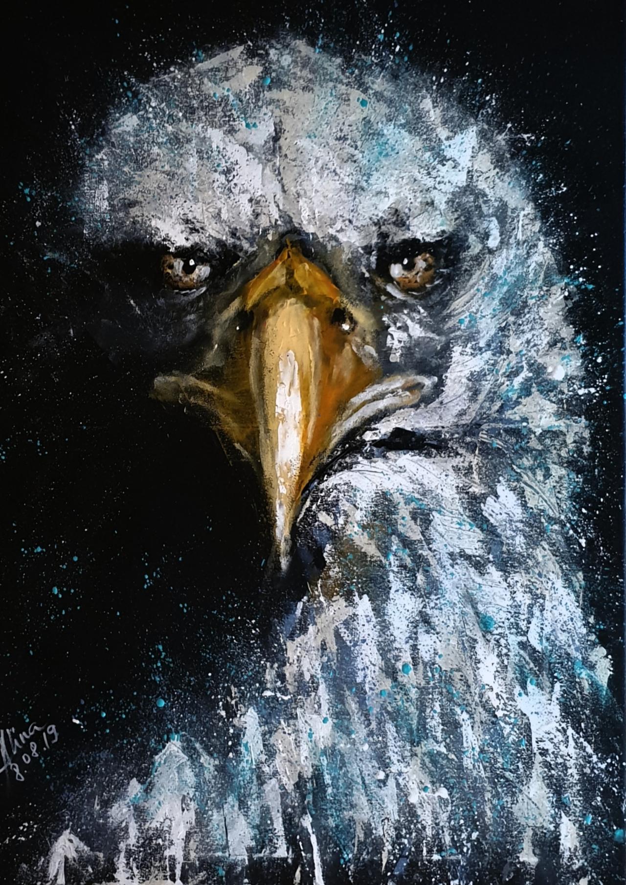 ArteDiAlina.com painting: never was more decided